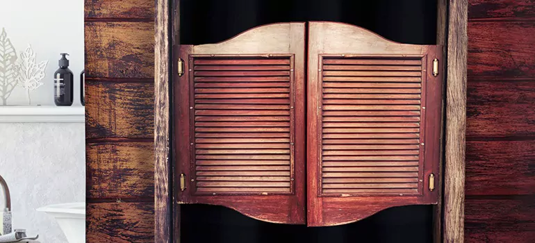 Installing Saloon Door Hinges in Antioch, CA